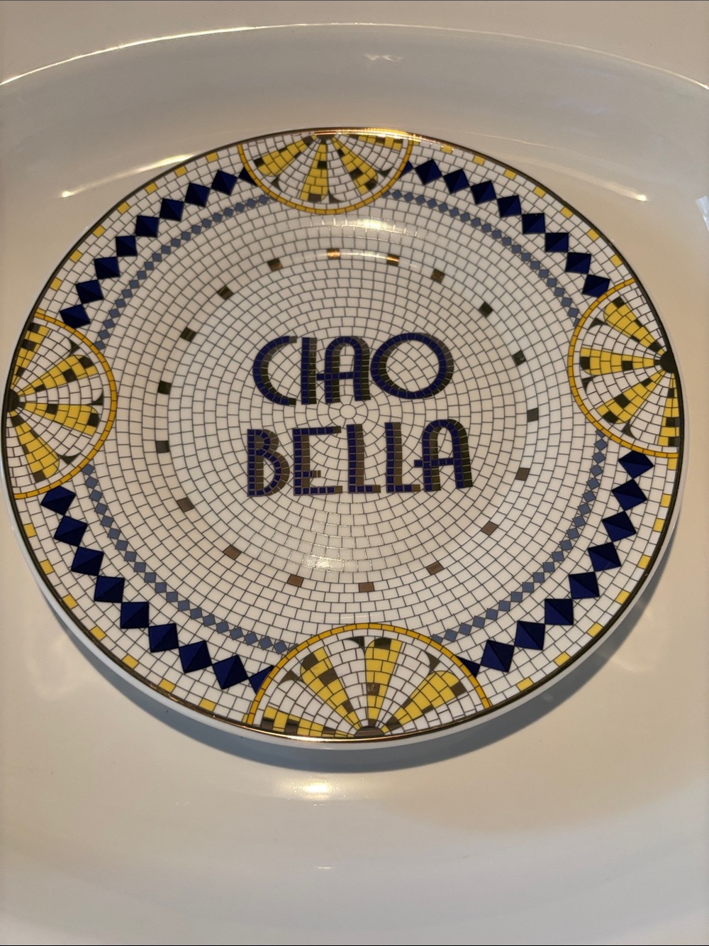 Anthropologie Ciao Bella plate